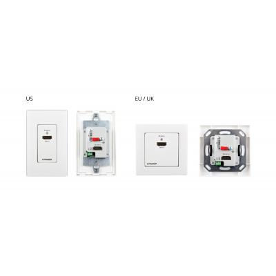 4K HDR HDMI Wall–Plate Extender - White